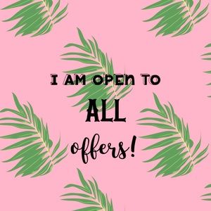open to all offers so make them!